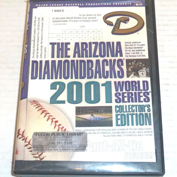 2001 World Series 7-Disc Collector's Edition DVD Set Yankees vs. Diamondbacks